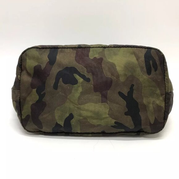 PRADA B1959 Camouflage 2WAY Shoulder Crossbody Bag Hand Bag khaki/SilverHardware - Picture 3 of 15